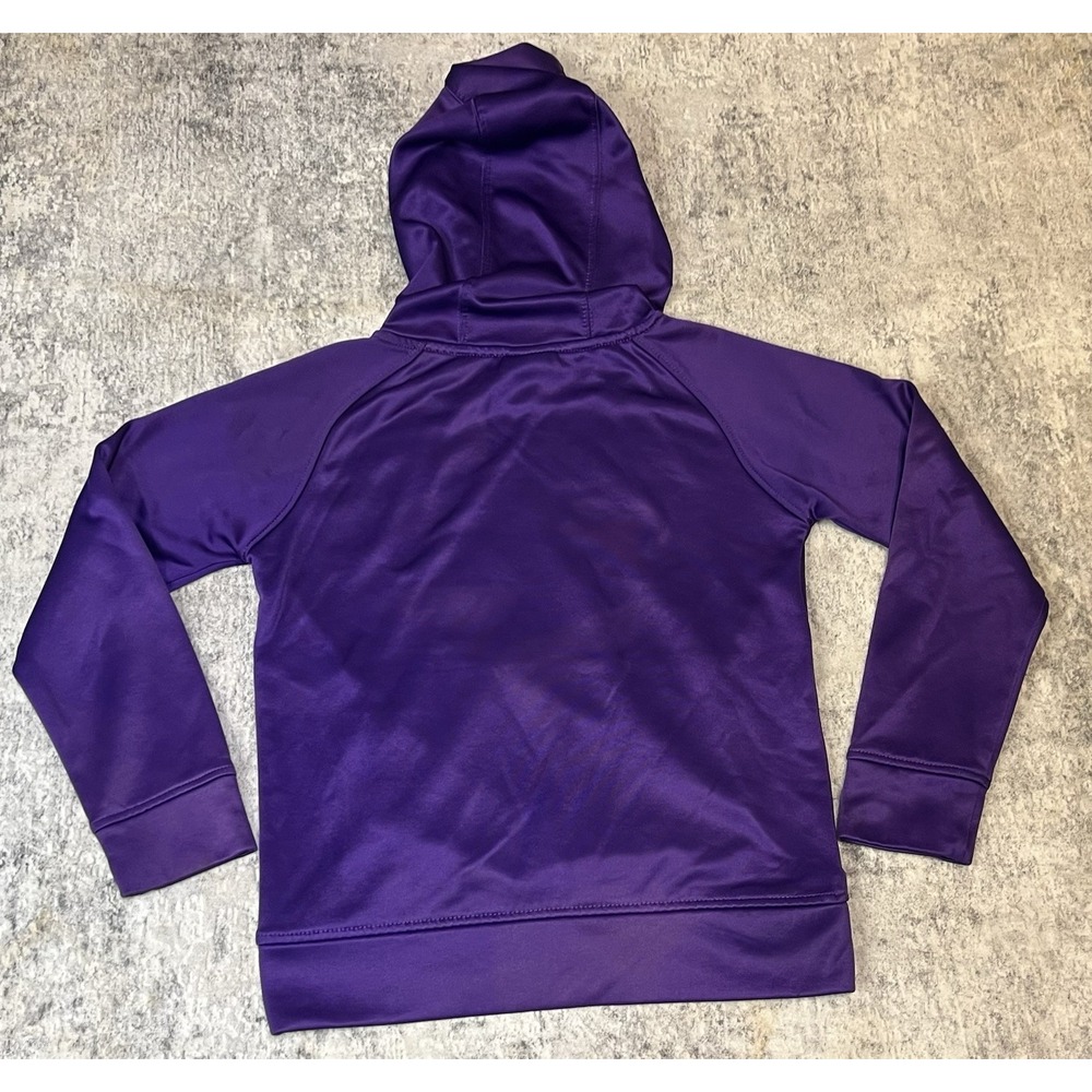 Minnesota Vikings Hoodie Youth Boys 8 Purple Pullover NFL Activewear Sweatshirt - Picture 2 of 11